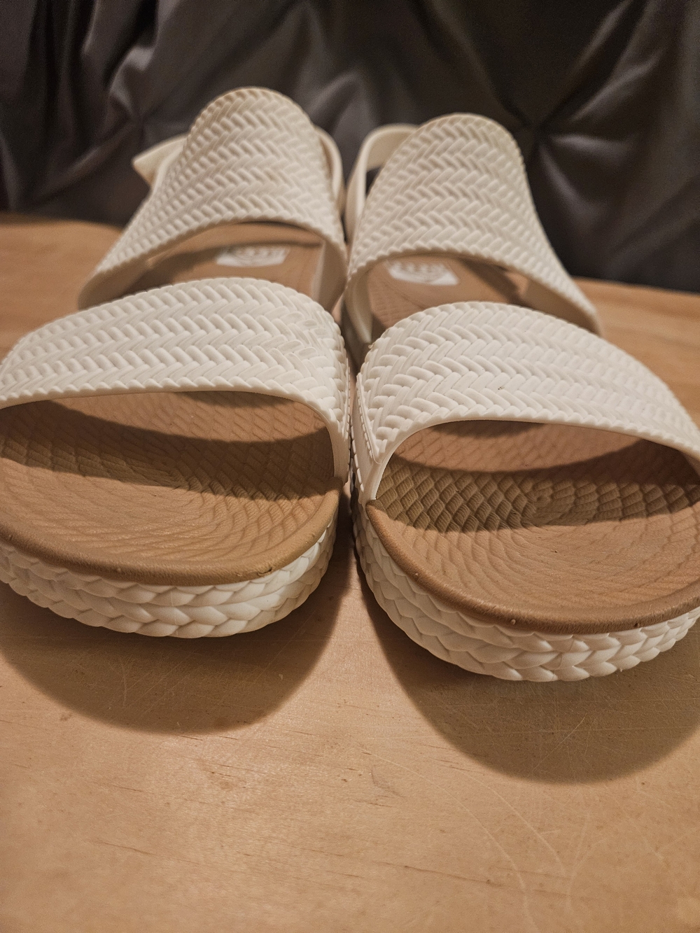 REEF Water Vista Women’s Size 9 White Woven Slingback Platform Sandals - Picture 5 of 5